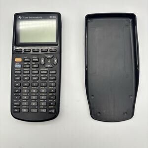 Texas Instruments TI-86 Calculator With Cover Tested Works Great